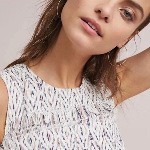 ANTHROPOLOGIE Akemi + Kin Tweed Shift Dress Size 12 - Picture 3 of 10